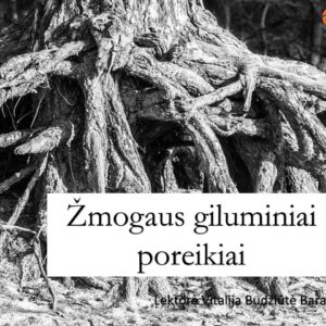 VB-1 Giluminiai žmogaus poreikiai